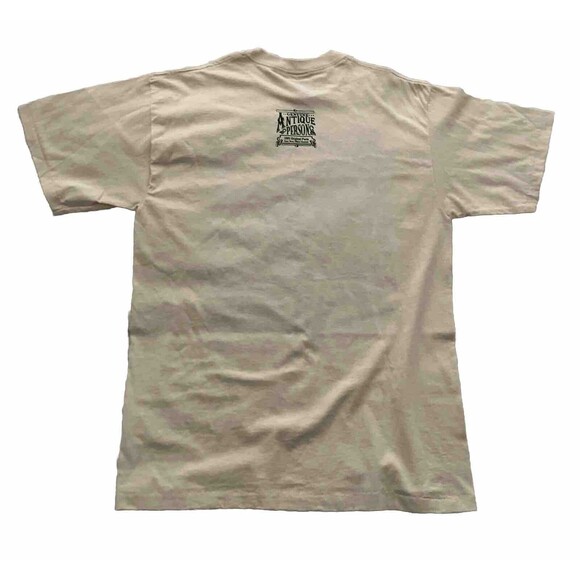 Country Genuine Antique Farmer Shirt Size L Beige Been There Done That USA - Picture 6 of 6